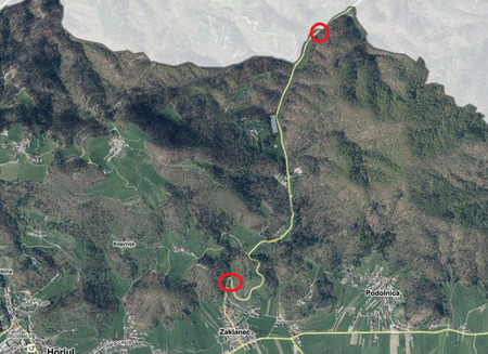 Rekonstrukcija ceste Zaklanec